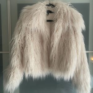Shag/Faux Sheep Short Coat